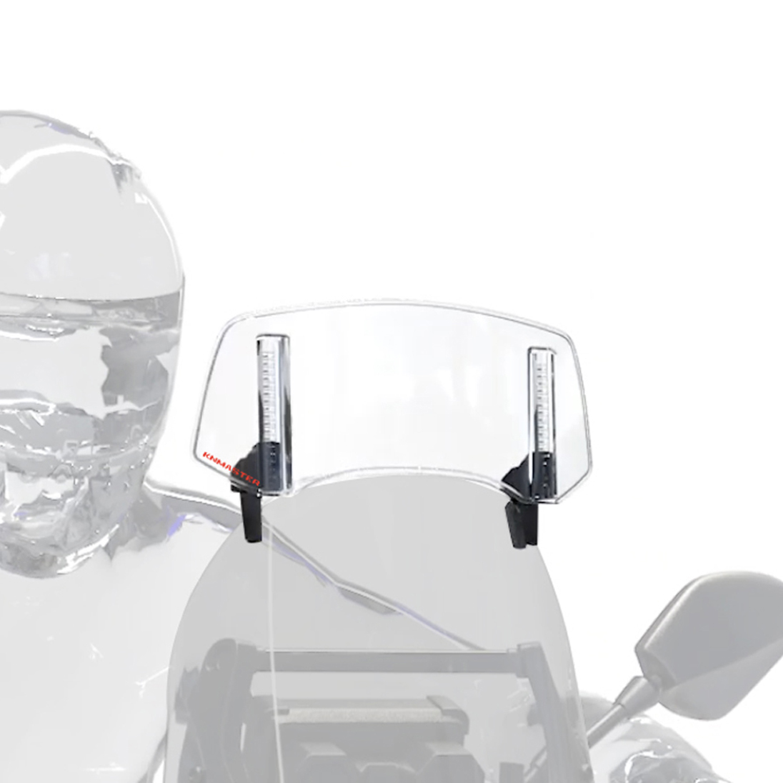 KNMASTER RS-400A YENİ NESİL KADEMELİ RÜZGAR SAPTIRICI ŞEFFAF ÖN CAM UZATMA / DEFLEKTÖR